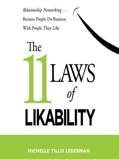 Title details for The 11 Laws of Likability by Michelle Tillis Lederman - Available